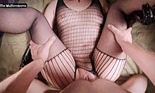 欧洲熟女的大阴户在自制视频中被精液覆盖