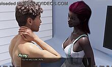 卡通色情视频:已婚的黑人熟女在太空苦恼中