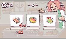 带有蘑菇主题Hentai的Futanari游戏,特色是强烈的乳房刺激和面部表情